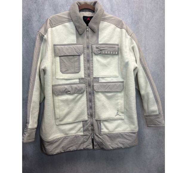Nike Jordan Cozy Full Zip Oversized Woman Jacket Size Medium MSRP $300 - Picture 7 of 16
